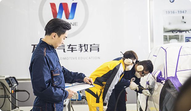 钣金修复实训课